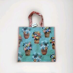 Cat Basket Reusable Tote Bag‎ 18" X 19" X 7"  Framed Coquette Pink TJMaxx